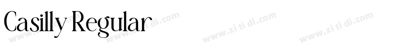 Casilly Regular字体转换 Casilly Regular字体转换